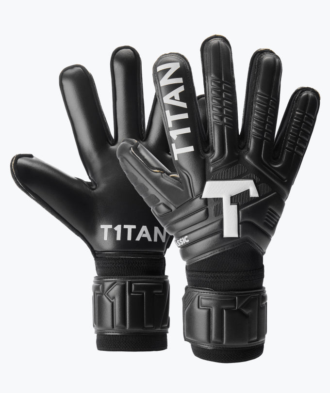 T1tan Classic 1.0 Black out Goalkeeper Gloves Black 9