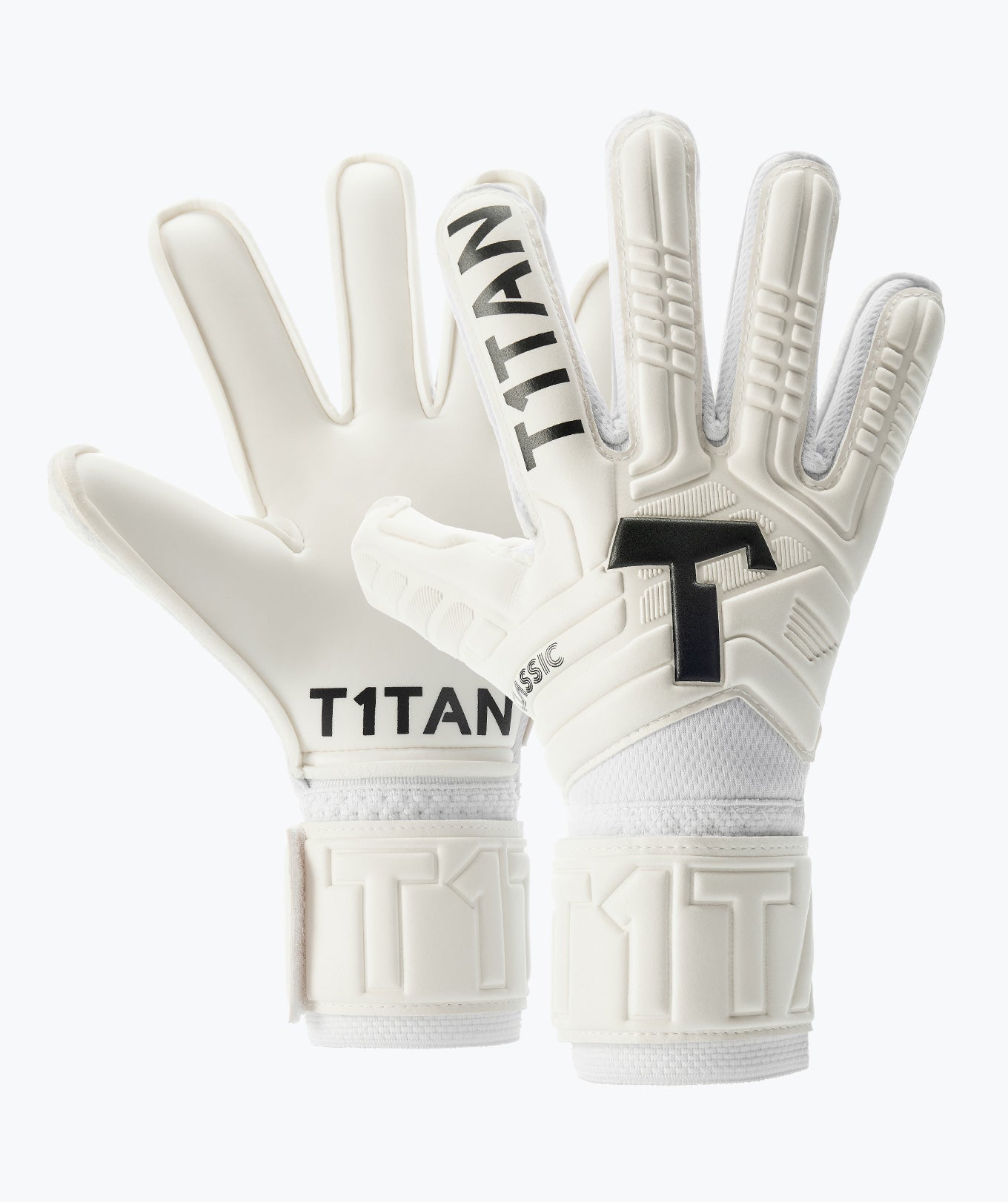 T1tan Classic 1.0 Junior Goalkeeper Gloves White 6