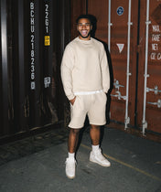 Athleisure Sweatshirt - Cream