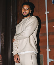 Athleisure Sweatshirt - Cream