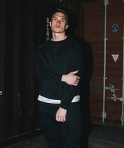 Athleisure Sweatshirt - Black